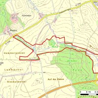Karte: Ponholzbachtal bei Furth im Wald