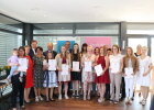 Absolventinnen aus dem Landkreis Tirschenreuth mit Ehrengästen