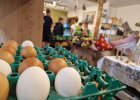 Eier im Hofladen des Bauernhofes