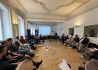 Die Teilnehmer am Seminar "Transformationsmanagement" im Mittleren Sitzungssaal an der Regierung der Oberpfalz